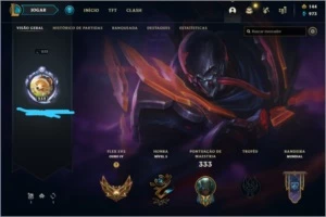 Conta LOL (OURO) com uma conta no wild rift (bônus) - League of Legends