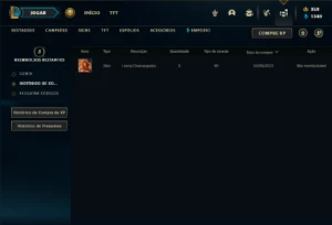Ferro 1 com 26 Champs e 1 Skin - League of Legends LOL