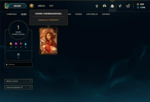 Ferro 1 com 26 Champs e 1 Skin - League of Legends LOL