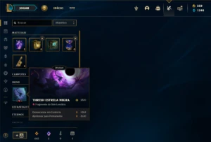 Ferro 1 com 26 Champs e 1 Skin - League of Legends LOL
