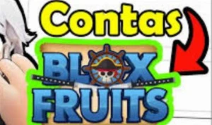 Conta  blox fruit com dragon perm e dark Blad v3 - Roblox