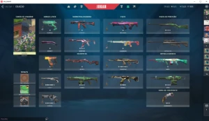 CONTA VALORANT IMT 3 (4 CHAVEIRO RADIANTE) MT SKINS