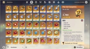 Conta Rank 56 Genshin Impact