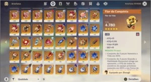 Conta Rank 56 Genshin Impact