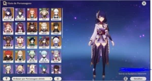 Conta Rank 56 Genshin Impact