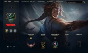 Conta Bronze 1 para main kayn - League of Legends LOL