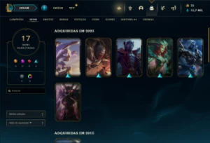 Conta com itens exclusivos que não voltam mais - League of Legends LOL