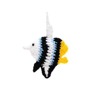 Chaveiro Acará Bandeira em amigurumi - Artesanato e Personalizados