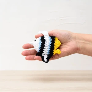 Chaveiro Acará Bandeira em amigurumi - Artesanato e Personalizados