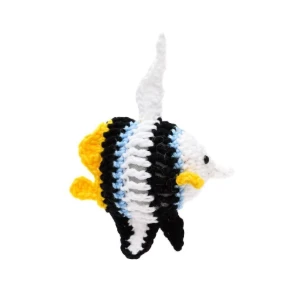 Chaveiro Acará Bandeira em amigurumi - Artesanato e Personalizados