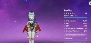 Conta com columbina c1+ assinatura, ineffa+ assinatura - Genshin Impact
