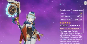 Conta com columbina c1+ assinatura, ineffa+ assinatura - Genshin Impact