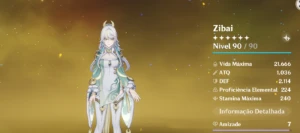 Conta com columbina c1+ assinatura, ineffa+ assinatura - Genshin Impact