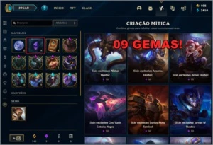 CONTA PROMOÇÃO - 10 GEMAS - - League of Legends LOL