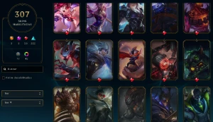 Conta do LoL Level 433 SEM ELO 307 skins - League of Legends