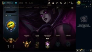 Conta league of legends avaliada em 1100 LOL
