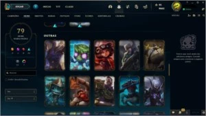 Conta league of legends avaliada em 1100 LOL