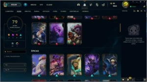Conta league of legends avaliada em 1100 LOL