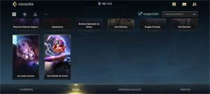 CONTA 18 SKINS; TOP 200 SHYVANA; DIAMANTE; 2 PASSES; 47K DE - League of Legends: Wild Rift LOL WR