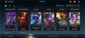 CONTA 18 SKINS; TOP 200 SHYVANA; DIAMANTE; 2 PASSES; 47K DE - League of Legends: Wild Rift LOL WR