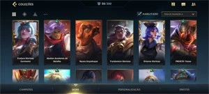 CONTA 18 SKINS; TOP 200 SHYVANA; DIAMANTE; 2 PASSES; 47K DE - League of Legends: Wild Rift LOL WR