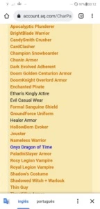 Conta AQW 12 anos de conta Varios HeroMart - Adventure Quest World