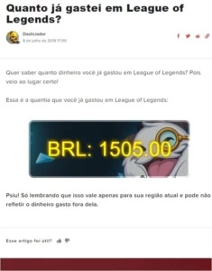 CONTA LOL - LEVEL 190, 110 SKINS (MUITAS RARAS). - League of Legends