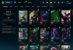 Conta de LOL - FULL ACESSO - Ouro 4 - C/ 89 Skins, 80 Champs - League of Legends