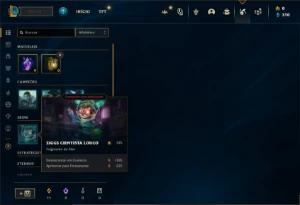 Conta Unranked com 27 Champs e 3 Skins + 4 Espólios - League of Legends LOL