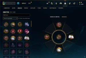 Conta Unranked com 27 Champs e 3 Skins + 4 Espólios - League of Legends LOL