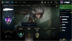 Conta Smurf platina lvl 38 - League of Legends LOL