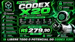 🚀 CODEX X20: IA avançada para máxima performance - Inteligência Artificial