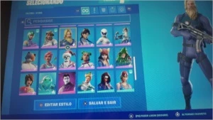 VENDO CONTA DE FORTNITE RARA (MINTY, WONDER, SKIN DO CASTRIN