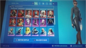 VENDO CONTA DE FORTNITE RARA (MINTY, WONDER, SKIN DO CASTRIN