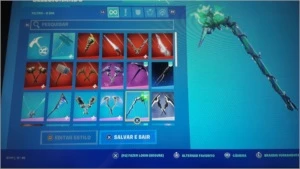 VENDO CONTA DE FORTNITE RARA (MINTY, WONDER, SKIN DO CASTRIN