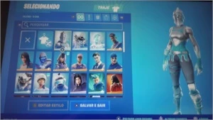 VENDO CONTA DE FORTNITE RARA (MINTY, WONDER, SKIN DO CASTRIN