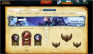 Conta LOL Borda DIAMANTE TODOS Campeões e RUNAS - League of Legends
