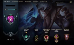 CONTA SMURF LOL – PLATINA 69% WIN RATE - League of Legends