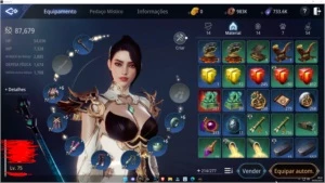 Conta level 75 MIR4 SA2-SA84