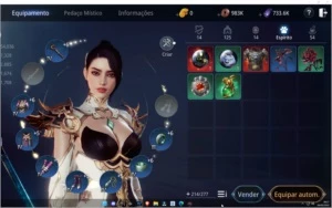 Conta level 75 MIR4 SA2-SA84