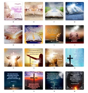 Pack Canva Gospel Cultos - 99 Artes Editáveis - Serviços Digitais