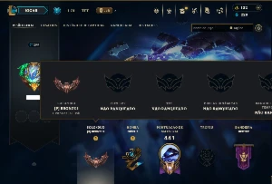 Bronze 1 com TODOS os Champs e 203 Skins +3 Prestigios