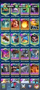 Super conta 44 cartas full - Clash Royale