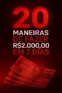 Ebook 20 maneiras de fazer R$2000 em 7 dias - eBooks