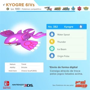 Kyogre 6IVs Normal/Shiny
