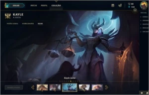 Conta LoL S8 Platina V, S9 = Ouro IV - Skins Raríssimas! - League of Legends