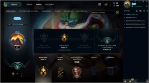 Conta LoL S8 Platina V, S9 = Ouro IV - Skins Raríssimas! - League of Legends