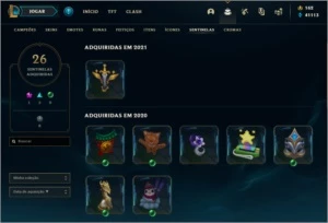 Conta League Of Legends + 150 skins MMR Diamond 1 LOL