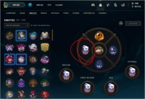 Conta League Of Legends + 150 skins MMR Diamond 1 LOL