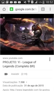 Conta de League of legends Prata v LOL